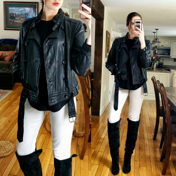 Madewell Jackets & Blazers - ❗FIRM❗HP🎉 Madewell Bomber Leather Jacket